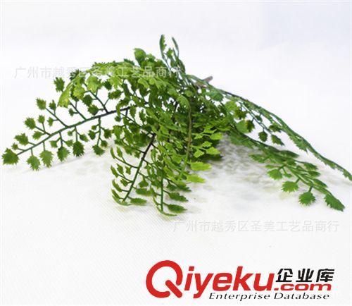 熱銷產品 廠家直銷 小號圓形洋蕨葉仿真植物 綠色環保仿真植物批發原始圖片2