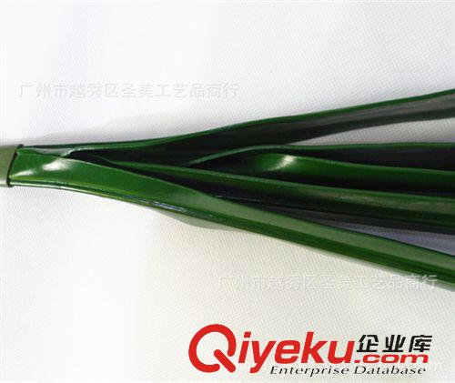 插花用品 廠家供應(yīng) 東莞仿真熱帶植物 家居仿真5片手感劍葉裝飾品