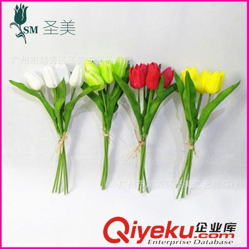 PU花 外貿(mào) 4叉風(fēng)車蘭軟膠 淘寶攝影gd仿真花 廠家直銷出口