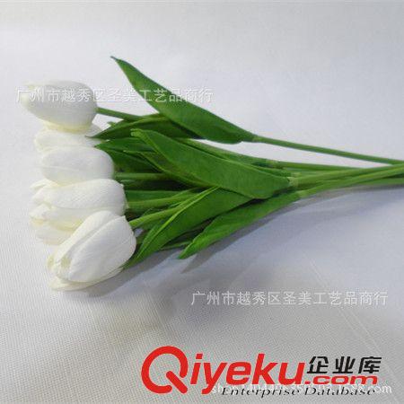 PU花 廠家外貿直銷gf真花PU迷你郁金香假花套裝出口拍攝道具婚慶原始圖片2