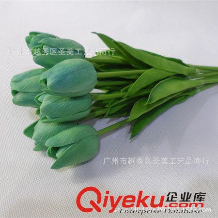 PU花 廠家外貿直銷gf真花PU迷你郁金香假花套裝出口拍攝道具婚慶原始圖片3
