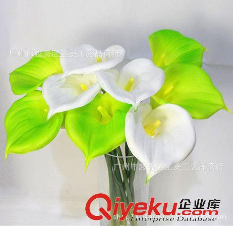 PU花 PU手感大號馬蹄蓮 仿真花批發外貿 廠家直銷 插花用品批發原始圖片2