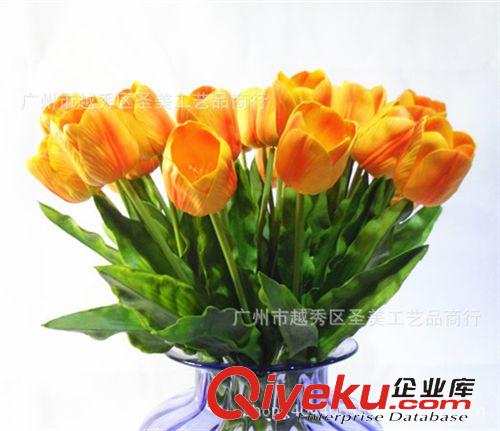 PU花 廠家生產 單支PU大號郁金香落地pu花 時尚仿真pu花原始圖片2