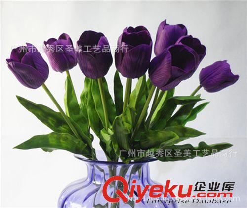 PU花 廠家生產 單支PU大號郁金香落地pu花 時尚仿真pu花原始圖片3
