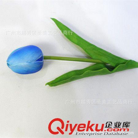 PU花 單支PU小號郁金香PU花廠家直銷外貿花藝套裝插花花材拍攝道具批發原始圖片3