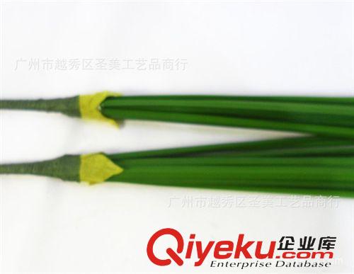 仿真葉 廣州仿真植物廠家直銷 裝飾11叉菖蒲葉仿真葉 tj仿真植物批發原始圖片3