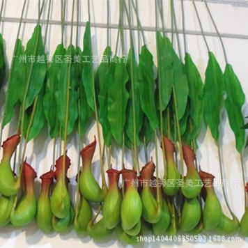 仿真葉 廣州仿真植物廠家直銷 裝飾11叉菖蒲葉仿真葉 tj仿真植物批發