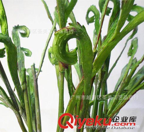 仿真葉 外貿(mào)廠家直銷 仿真婚慶花鳳凰蕨 插花配材花藝套裝仿真花束原始圖片2