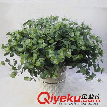 仿真葉 義烏火爆熱銷gf真金錢葉尤加利葉插花套裝仿真飾品工藝品廠外貿