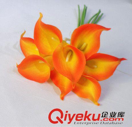 仿真花 廣州gdPU迷你馬蹄蓮仿真花8支/扎 迷你小盆景仿真植物