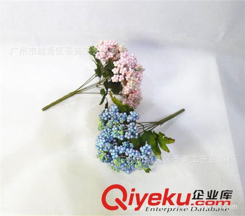 仿真花 插花配花 6叉吉祥果 仿真絹花廠家 批發(fā)供應(yīng) 仿真植物 花藝套裝