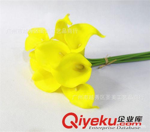 仿真花 pu花廠家加工 gf真手感小號迷你PU馬蹄蓮花束 婚慶裝飾仿真花