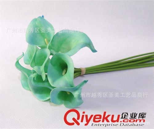 仿真花 pu花廠家加工 gf真手感小號迷你PU馬蹄蓮花束 婚慶裝飾仿真花