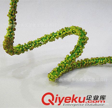 仿真花 泡沫柳條酒店插花配材 婚慶家居仿真植物批發加工