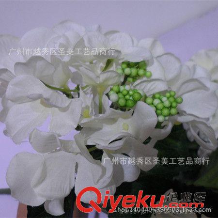 仿真花 供應 爆款熱賣 6頭泡沫繡球 婚慶用品 軟裝人造花生產廠家