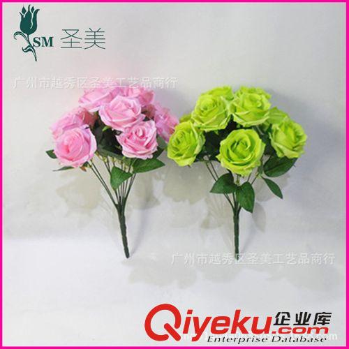 仿真花 供應 爆款熱賣 6頭泡沫繡球 婚慶用品 軟裝人造花生產(chǎn)廠家
