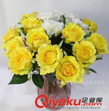 仿真花 熱銷精品 單支千芯玫瑰仿真花 玫瑰手感仿真花tj 婚慶花批發(fā)