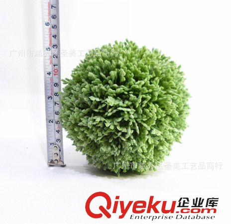 仿真草球 廠家批發gf真飾品 值毛艾草球大中小米蘭草球套裝婚慶配花假球