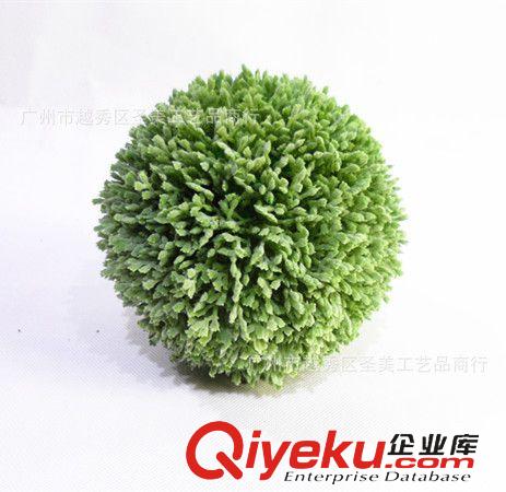 仿真草球 廠家批發gf真飾品 值毛艾草球大中小米蘭草球套裝婚慶配花假球原始圖片2