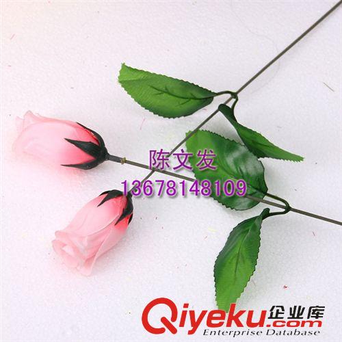 仿真植物 單支玫瑰 婚慶花 仿真花 塑膠花 工廠加工批發工廠原始圖片3