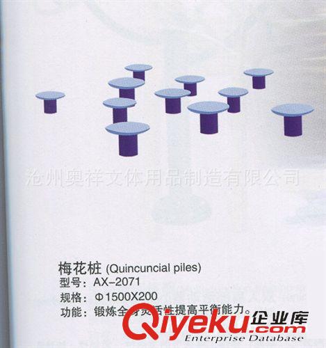 室外健身路徑系列 小額批發(fā) 室外健身路徑梅花樁 小區(qū)健身路徑 AX-2071原始圖片2