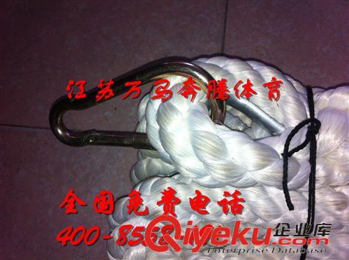 田徑用品 廠家專(zhuān)業(yè)定制優(yōu)質(zhì)白色尼龍爬繩 組合訓(xùn)練7米體育爬繩   價(jià)格優(yōu)惠原始圖片3