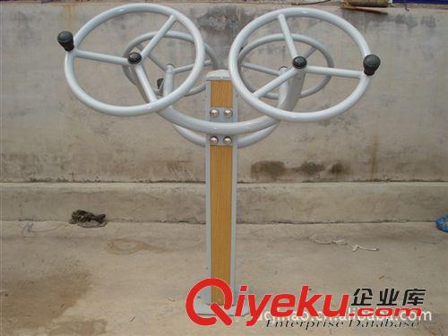 木塑戶外健身器材 木塑雙人伸腰器