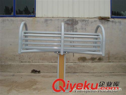 木塑戶外健身器材 木塑單人健騎機(jī)