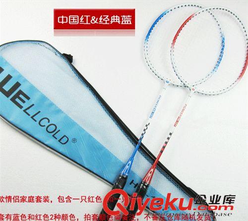 羽毛球拍 cdj 韋爾克107羽毛球拍 2支帶包 鐵分體球拍 出口系列 多色原始圖片2