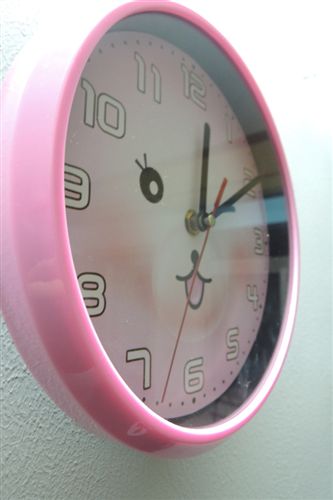 掛鐘 可通卡通8寸靜音圓形掛鐘 兒童時(shí)鐘 公司禮品 幼兒園時(shí)鐘原始圖片2