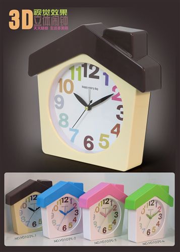 掛鐘 工藝禮品 生日禮物 婚慶禮品 家居飾品屋型搖擺掛鐘