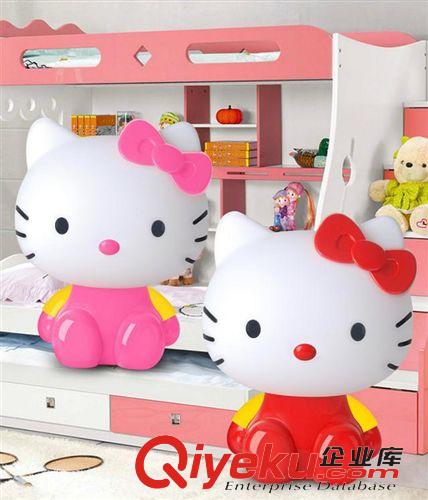 臺燈/LED燈 LED小夜燈 創意充電臺燈 護眼床頭燈喂奶燈 Kt貓精品禮品原始圖片2