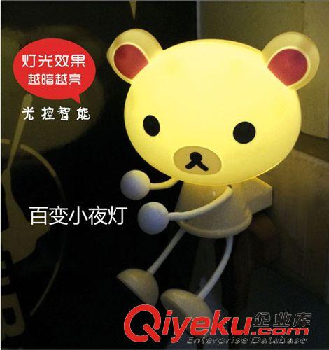 臺燈/LED燈 韓版可愛時尚創(chuàng)意家居禮品 KT貓光控感應(yīng)LED卡通兒童小夜燈