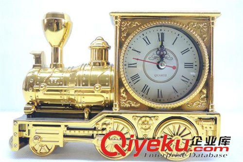 鬧鐘 擺臺火車頭鬧鐘 創意座鐘 叫醒鐘學生鐘生日禮物家居禮品 賺品原始圖片2
