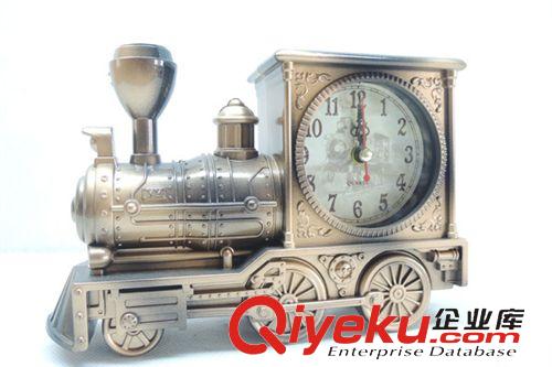 鬧鐘 擺臺火車頭鬧鐘 創意座鐘 叫醒鐘學生鐘生日禮物家居禮品 賺品原始圖片3