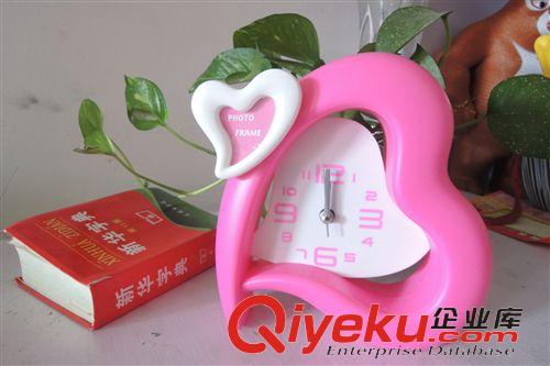 鬧鐘 床頭鐘 桃心叫醒鐘 居家鬧鐘 桃心大頭貼 婚慶禮品 9.9.店批發(fā)原始圖片2