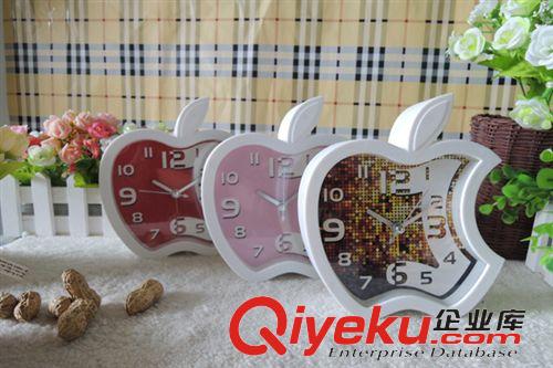 鬧鐘 家居禮品 鐘表批發 3D蘋果創意鬧鐘 學生鐘 叫醒鐘原始圖片3