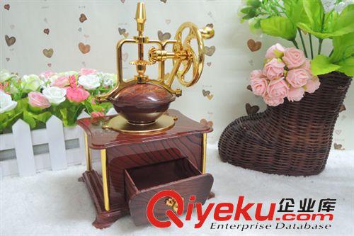 音樂(lè)盒 咖啡機(jī)音樂(lè)飾品盒 禮品盒 收納盒 家居飾品 生日禮品原始圖片2