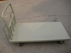 手推車(chē)系列 大號(hào)鋼板手推車(chē)tj手推車(chē) 平板手推車(chē)庫(kù)房拉貨車(chē)折疊平板車(chē)