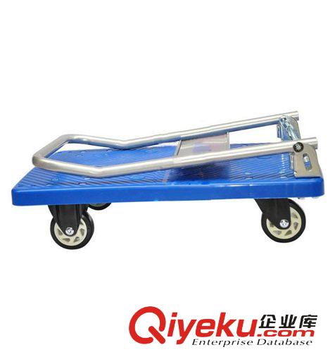 手推車系列 供應靜音手推車/單層折疊靜音手推車批發/膠板車、平板車拉貨車原始圖片2