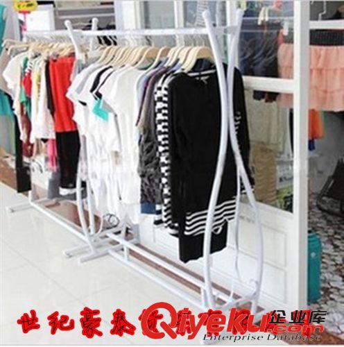 服裝貨架系列 服裝中島展示架 服裝陳列展示架 服裝上墻展示架 服裝展示架落地原始圖片2