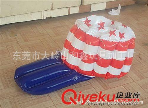 帽子 【來(lái)圖定制】環(huán)保pvc充氣帽子，吹氣公主hg，廣告化妝服飾道具