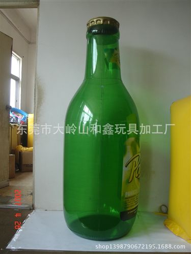 瓶子 供應(yīng)pvc充氣panach酒瓶子，展示促銷模型廣告瓶子，吹氣廣告原始圖片2