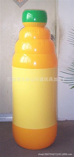 瓶子 【外貿原單出口歐美日韓】環保pvc充氣紫色洗發水瓶子模型