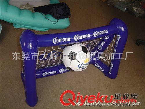 廣告模型 外貿原單出口，環保pvc充氣兒童足球門帶球網，吹氣廣告足球架原始圖片2