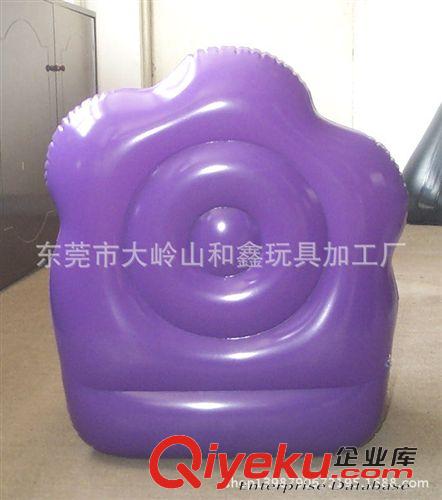 家具家私 批發pvc充氣沙發，充氣成人沙發，充氣花型靠背沙發原始圖片2