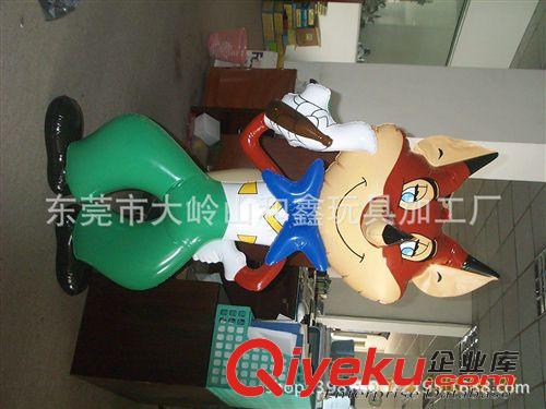 公仔 （廠家供應）環保PVC充氣公雞公仔60cm  吹氣卡通公仔