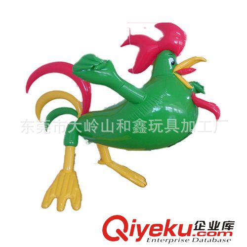 公仔 （廠家供應）環保PVC充氣公雞公仔60cm  吹氣卡通公仔原始圖片2