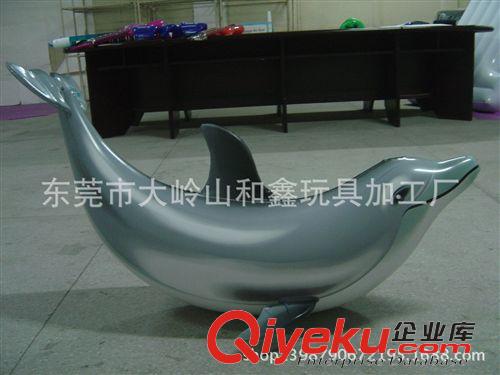 公仔 （環保md）充氣鯊魚公仔 PVC卡通公仔定制（60cm）原始圖片2