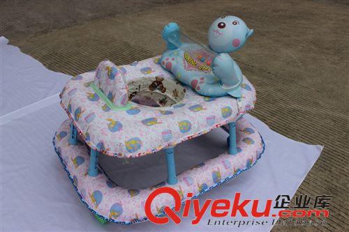 母嬰用品 廠家直銷2014新款環(huán)保pvc充氣雙向四輪嬰兒推車